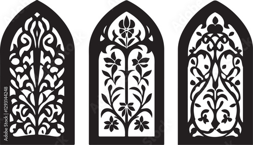 Sacred Archways: Intricate Islamic Window Designs
