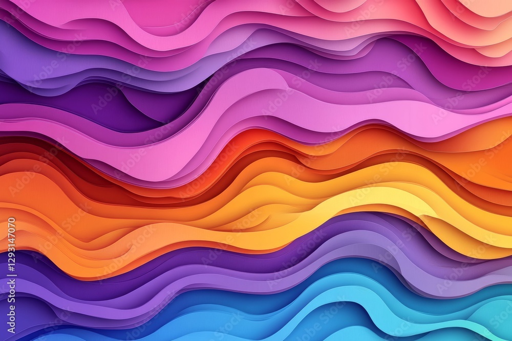 Colorful abstract wavy patterns create a vibrant backdrop with smooth gradients and layered effects displayed in dynamic form Colorful abstract wavy patterns create a vibrant backdrop with smooth gradients and layered effects displayed in dynamic form