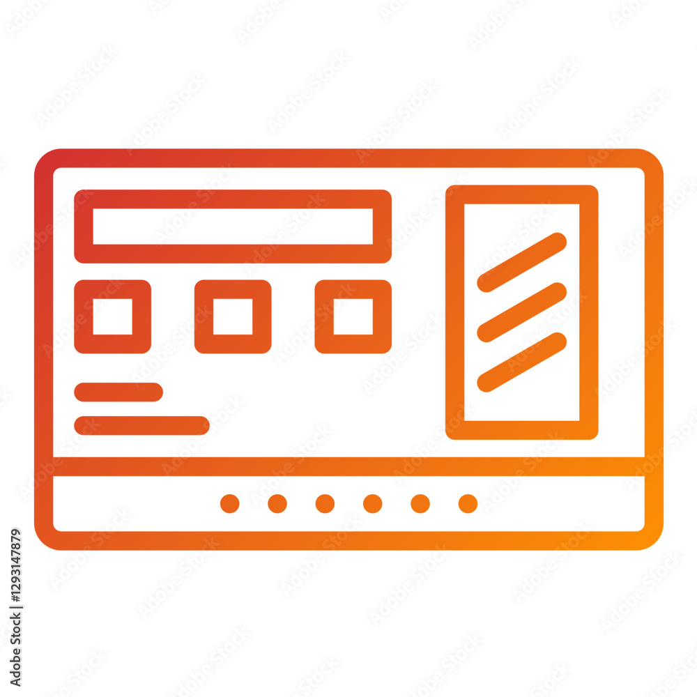 Vector Design Control Panel Icon Style Vector Design Control Panel Icon Style