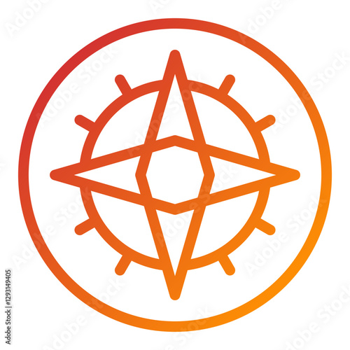 Vector Design Orientation Icon Style