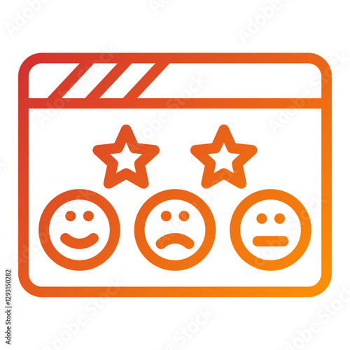 Vector Design Satisfaction Icon Style
