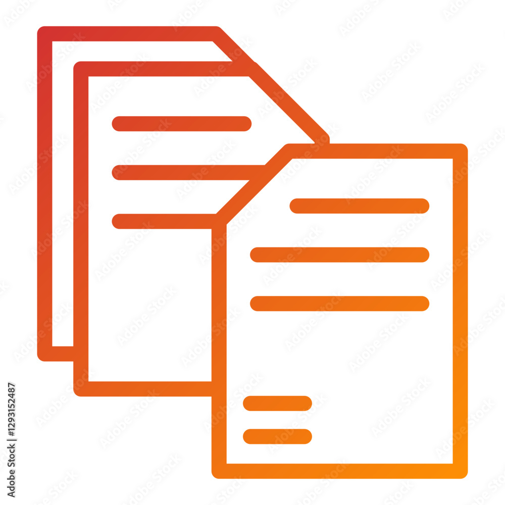 Vector Design Copy Icon Style Vector Design Copy Icon Style