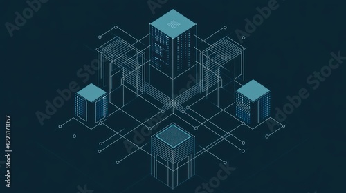 Abstract Isometric Cube Network Connectivity Data Center Design