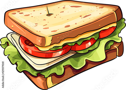 Sandwich illustrations
