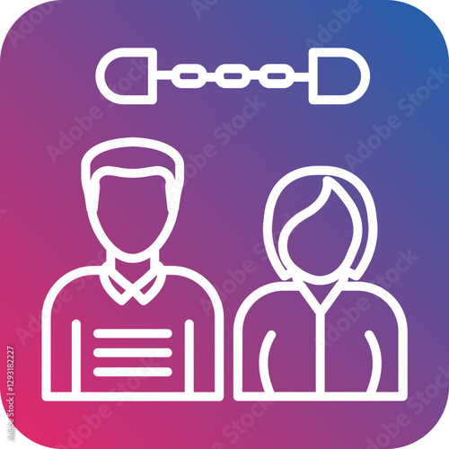 Codependency Vector Icon Style