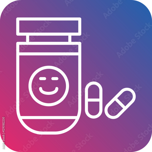 Antidepressants Vector Icon Style