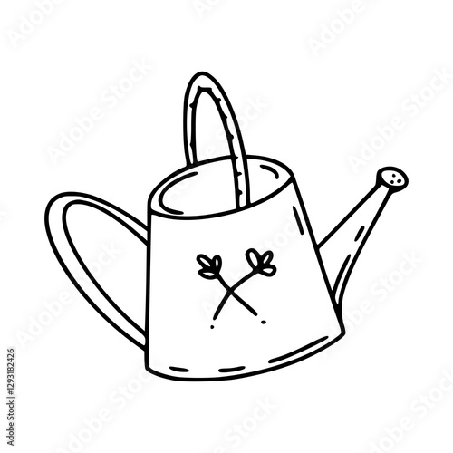 watering can vector