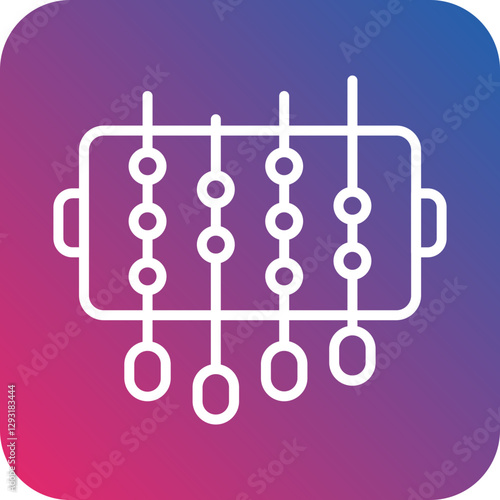 Foosball Vector Icon Style