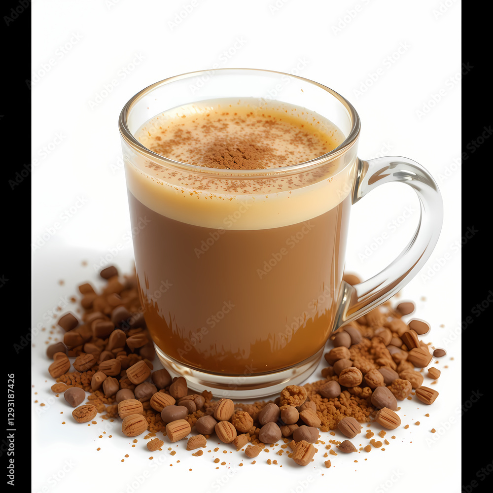 Fototapeta premium Delicious Hot Chocolate: Recipe & Drink Ideas