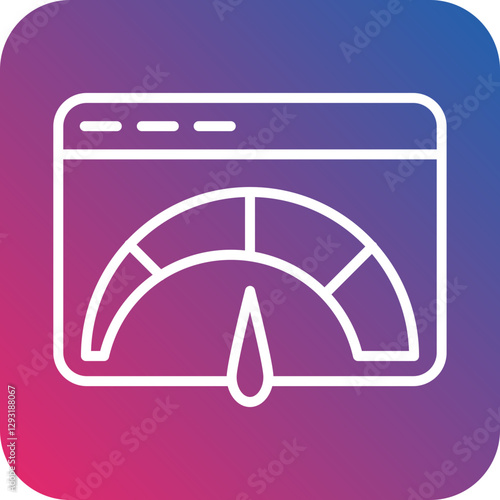 FICO Score Vector Icon Style