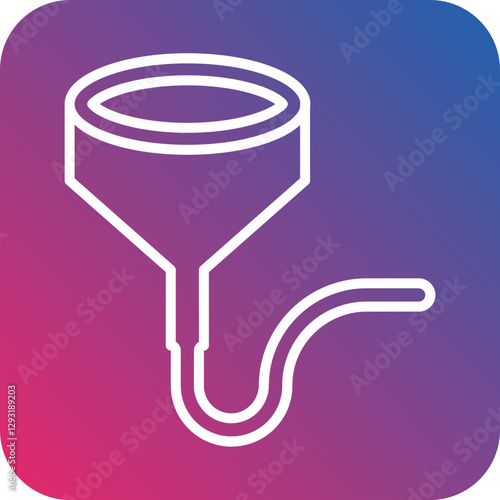 Beer Bong Vector Icon Style