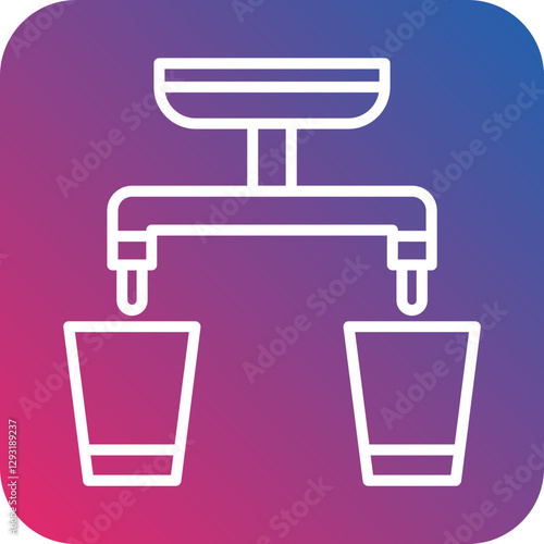 Double Shot Vector Icon Style