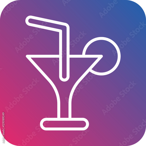 Drinks Vector Icon Style