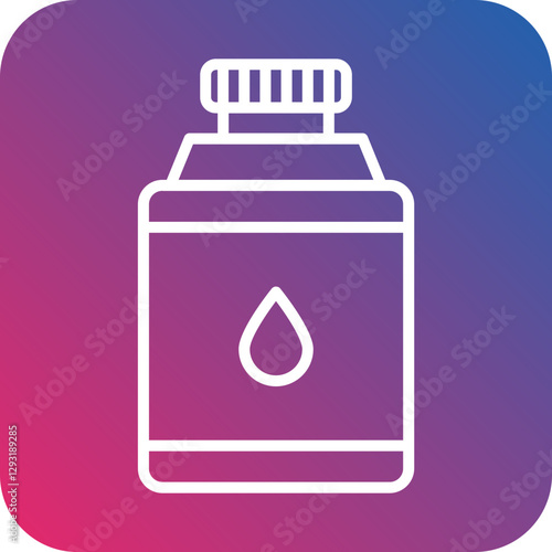 Hip Flask Vector Icon Style