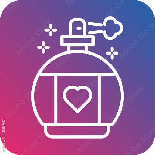 Perfume Vector Icon Style