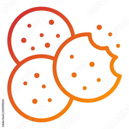 Vector Design Cookies Icon Style