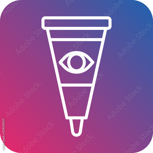 Eye Cream Vector Icon Style