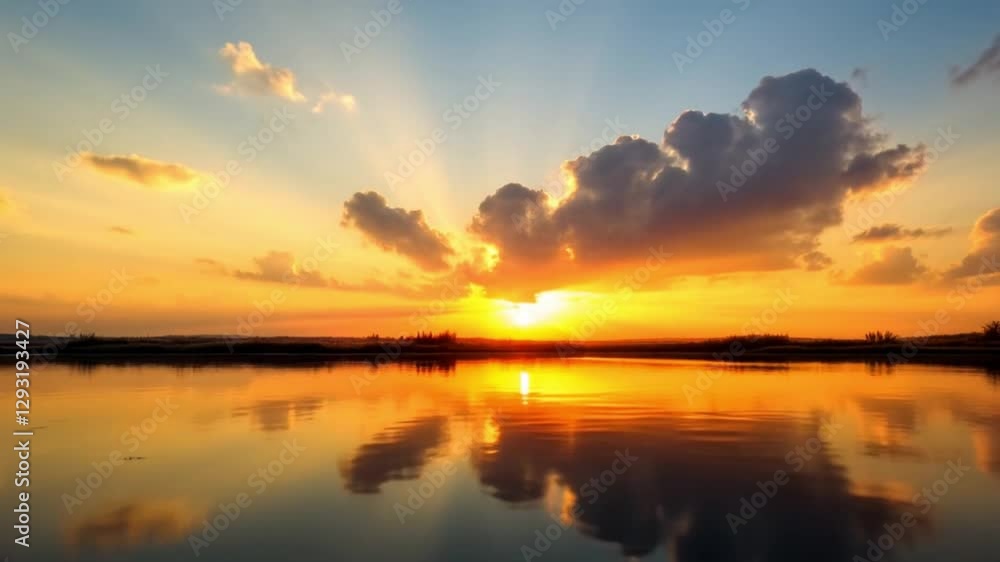 Bright golden yellow clouds dazzle the sky at sunrise. Bright red-orange sky, beautiful beyond imagination. drone shooting stunning sky full of colorful cloud. abstract nature background. Bright golden yellow clouds dazzle the sky at sunrise. Bright red-orange sky, beautiful beyond imagination. drone shooting stunning sky full of colorful cloud. abstract nature background.