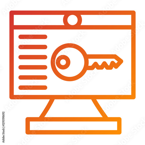 Vector Design Keylogger Icon Style