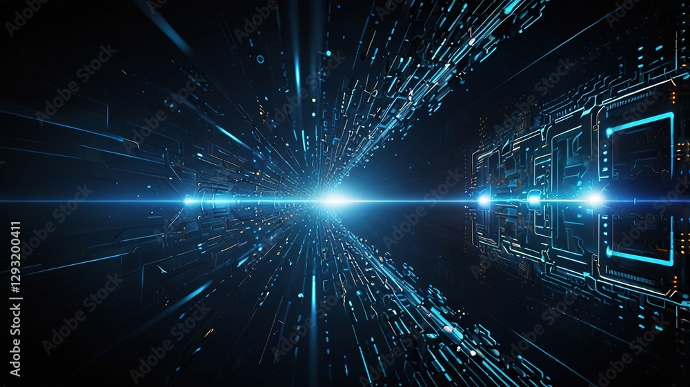 Obraz premium Creative inovative technology background