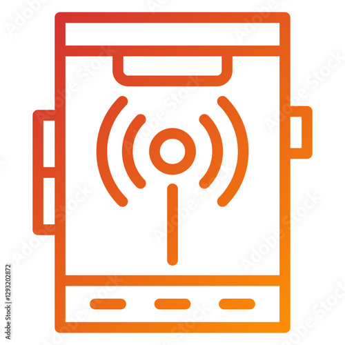 Vector Design Mobile Hotspot Icon Style