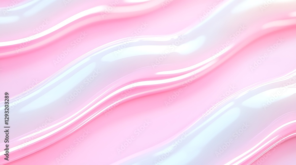 Smooth and Glossy Waves of Soft Pink Liquid on a Subtle Pink Background for Background and Textures Smooth and Glossy Waves of Soft Pink Liquid on a Subtle Pink Background for Background and Textures
