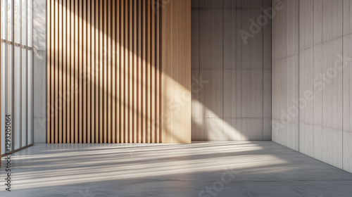 a minimalist and elegant space featuring large-format porcelain tiles