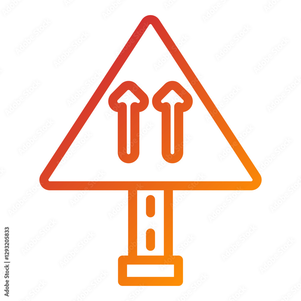 Vector Design One Way Icon Style Vector Design One Way Icon Style