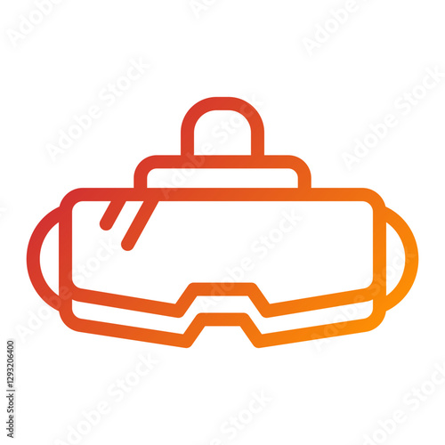 Vector Design Vr Glasses Icon Style