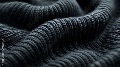 Wallpaper Mural High-Quality Black Sport Clothing Fabric Texture – Close-Up Abstract Background for Microstock Torontodigital.ca