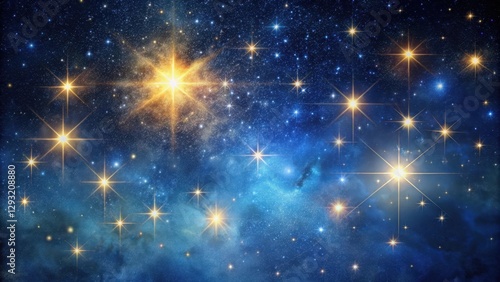 Celestial expanse with twinkling stars on a dark canvas, universe of stars, stellar,  universe of stars, stellar