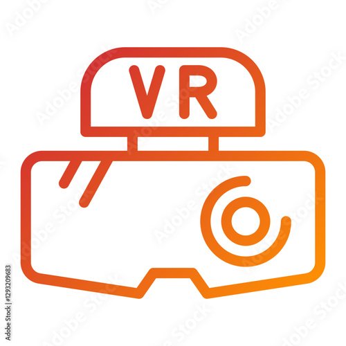 Vector Design Virtual Reality Icon Style