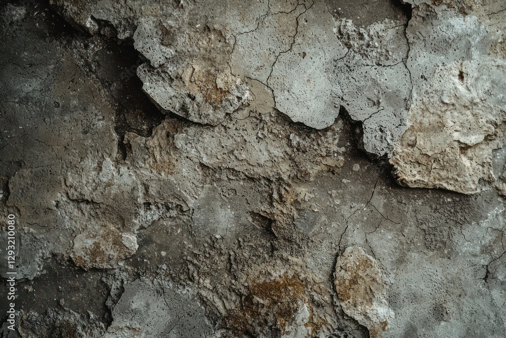 Subtle gray tones and natural imperfections in a rough concrete wall texture with visible surface voids. Subtle gray tones and natural imperfections in a rough concrete wall texture with visible surface voids.