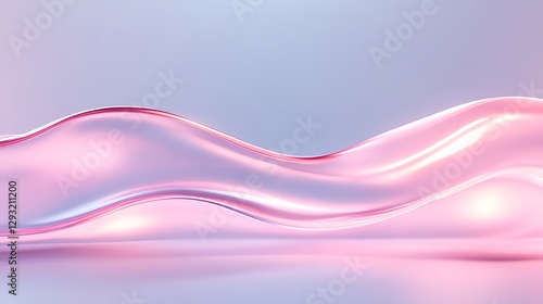 Soft flowing abstract design with gentle curves in pastel pink and purple tones, ideal for creative backgrounds