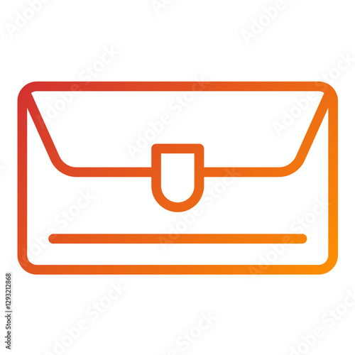 Vector Design Clutch Bag Icon Style