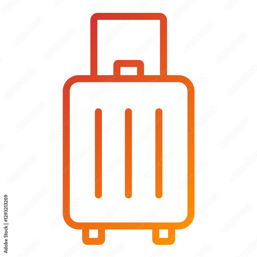 Vector Design Luggage Icon Style Vector Design Luggage Icon Style