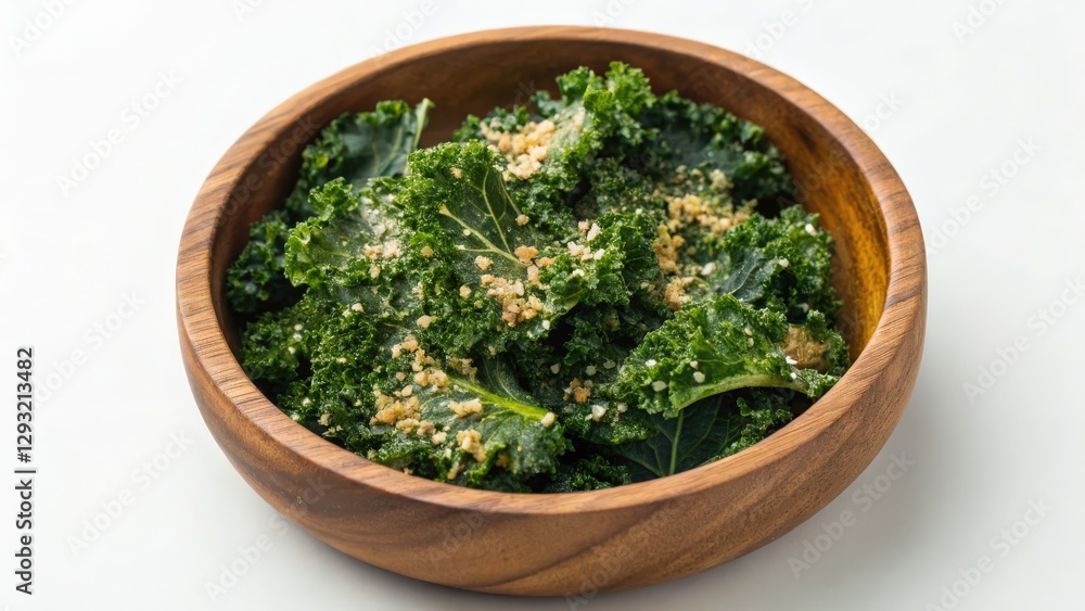 Healthy snack options energy gluten-free concept. Fresh kale salad topped with a sprinkle of cheese in a wooden bowl. Healthy snack options energy gluten-free concept. Fresh kale salad topped with a sprinkle of cheese in a wooden bowl.