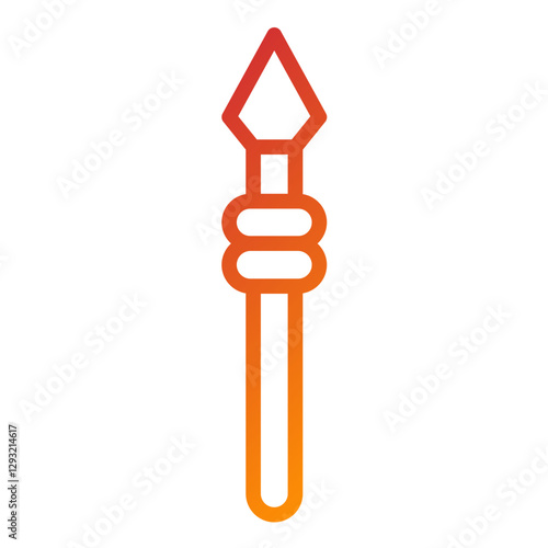Vector Design Spear Icon Style