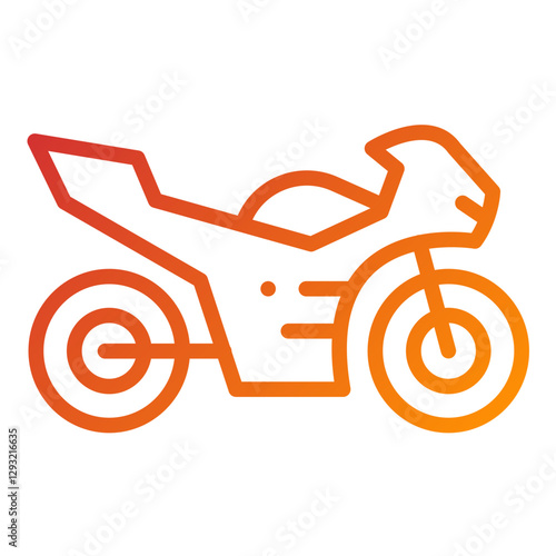Vector Design Motorbike Icon Style
