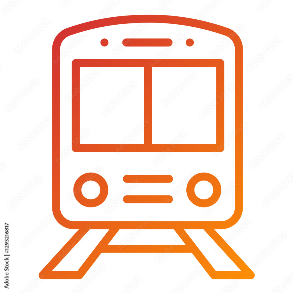 Vector Design Train Icon Style Vector Design Train Icon Style