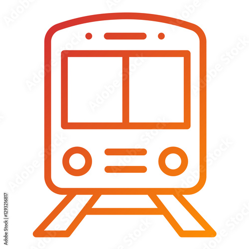 Vector Design Train Icon Style