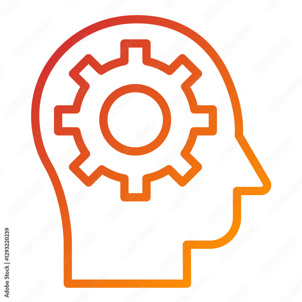 Vector Design Critical Thinking Icon Style Vector Design Critical Thinking Icon Style