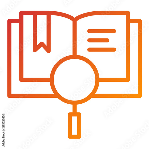 Vector Design Encyclopedia Icon Style