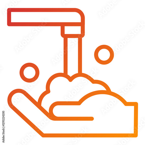 Vector Design Hand Washing Icon Style