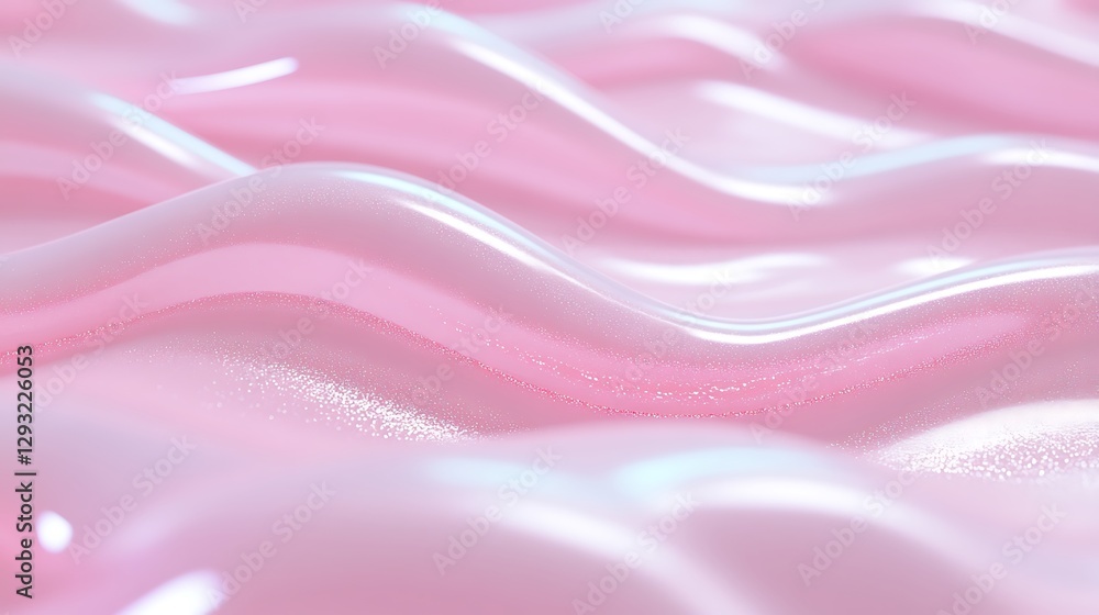 Fototapeta premium Soft Pink Wavy Texture Background for Modern Aesthetic Design and Creative Projects