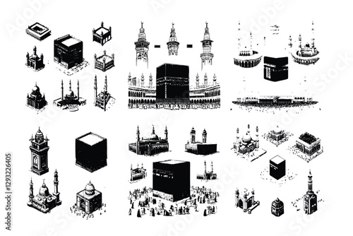 Sacred View of the Holy Kaaba