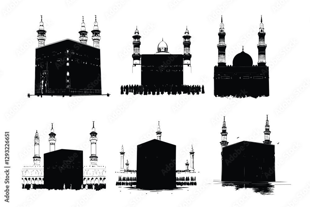 Fototapeta premium Sacred View of the Holy Kaaba