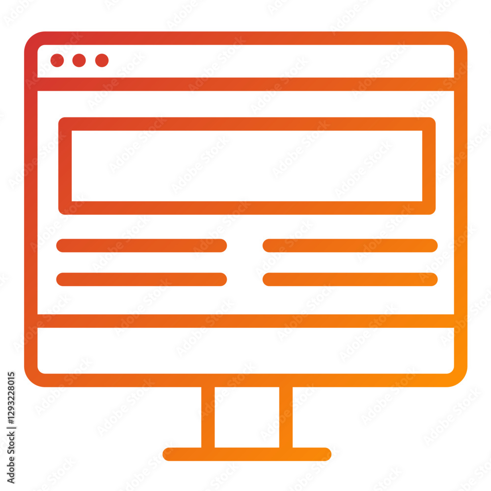 Vector Design Computer Website Icon Style Vector Design Computer Website Icon Style