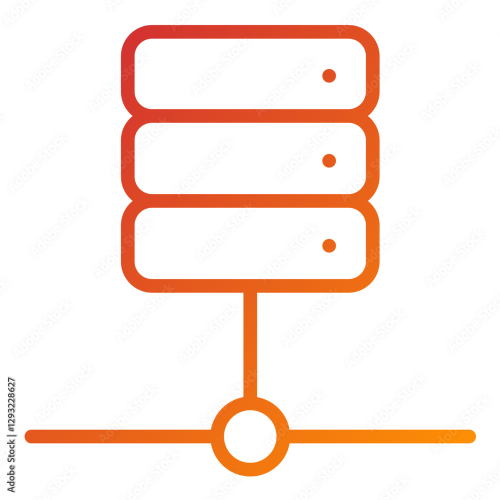 Vector Design Online Server Icon Style Vector Design Online Server Icon Style