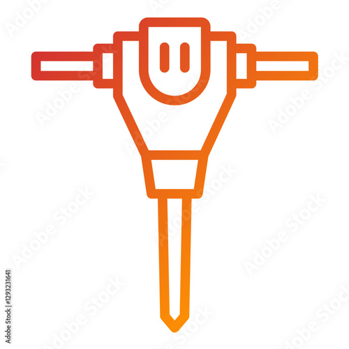 Jackhammer Vector Design Icon Style